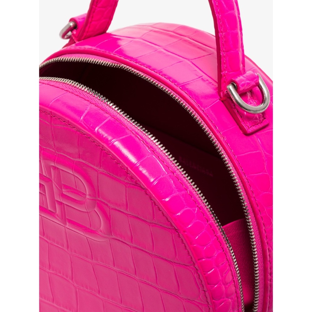 Balenciaga Vanity Round Croc Embossed Bag NWT - Picture 12 of 13